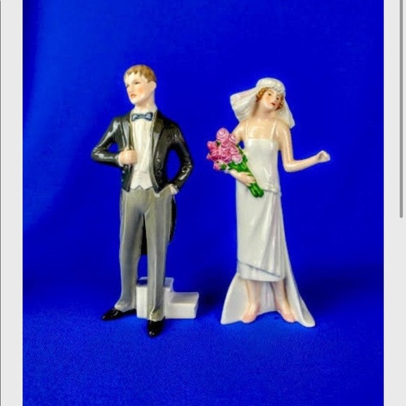 Vintage Goebel Wedding Cake Topper